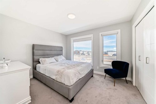 413 Skyview Ranch Circle Ne, Calgary, AB - Indoor Photo Showing Bedroom