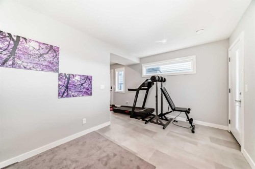413 Skyview Ranch Circle Ne, Calgary, AB - Indoor Photo Showing Gym Room