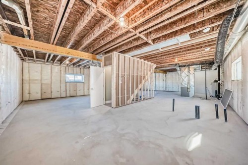 2017 30 Avenue, Nanton, AB - Indoor Photo Showing Basement