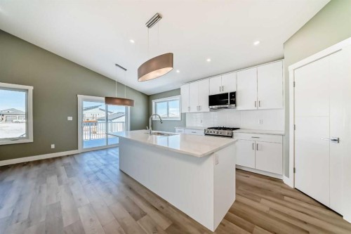 2017 30 Avenue, Nanton, AB - Indoor Photo Showing Kitchen