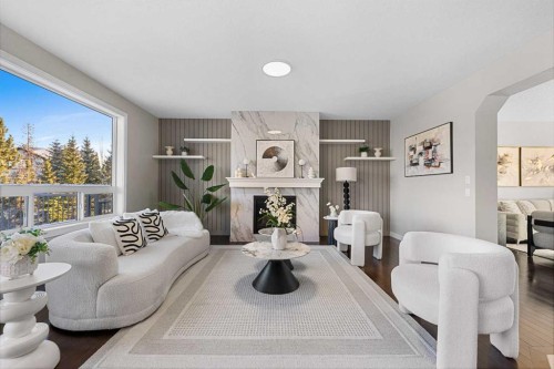 125 Seagreen Passage, Chestermere, AB - Indoor With Fireplace