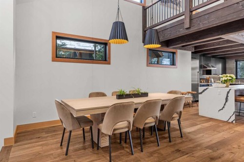 117 Silvertip Ridge, Canmore, AB - Indoor Photo Showing Dining Room