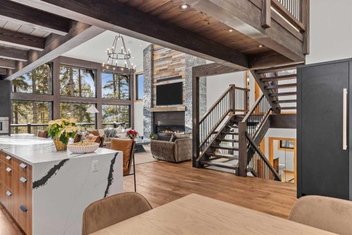 117 Silvertip Ridge, Canmore, AB - Indoor With Fireplace