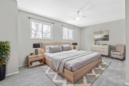 129 Berwick Drive Nw, Calgary, AB - Indoor Photo Showing Bedroom