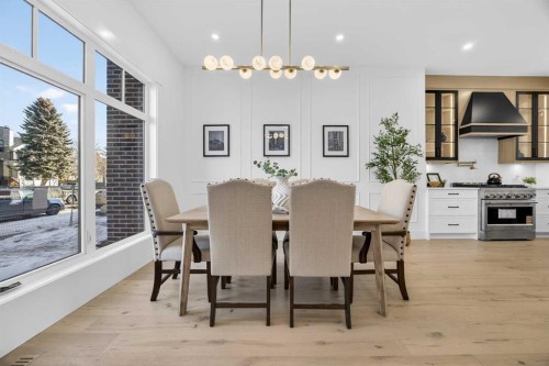 1011 18 Avenue Nw, Calgary, AB - Indoor Photo Showing Dining Room