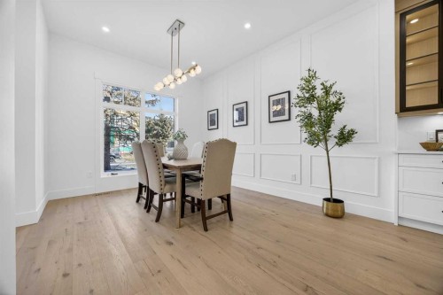 1011 18 Avenue Nw, Calgary, AB - Indoor Photo Showing Dining Room
