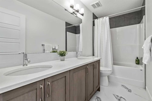882 Bluerock Way Sw, Calgary, AB - Indoor Photo Showing Bathroom