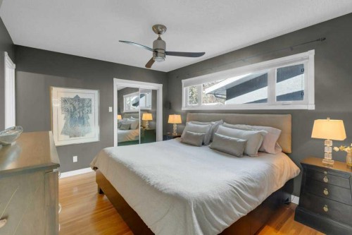 6019 Lakeview Drive Sw, Calgary, AB - Indoor Photo Showing Bedroom