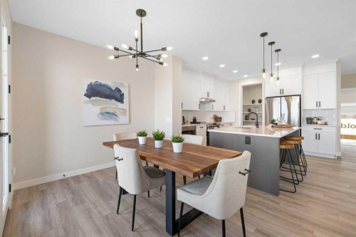 458 Kinniburgh Loop, Chestermere, AB - Indoor Photo Showing Dining Room