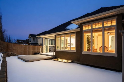 551 Evergreen Circle Sw, Calgary, AB - Outdoor With Deck Patio Veranda With Exterior