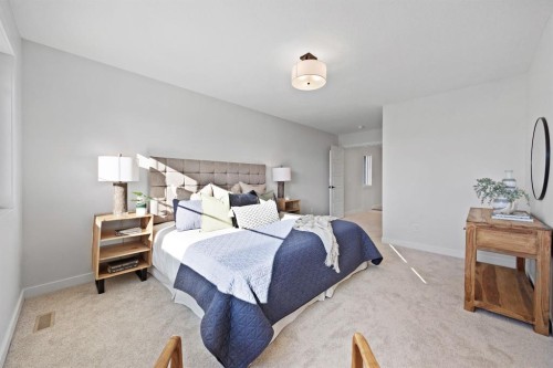 31 Fireside Common West, Cochrane, AB - Indoor Photo Showing Bedroom