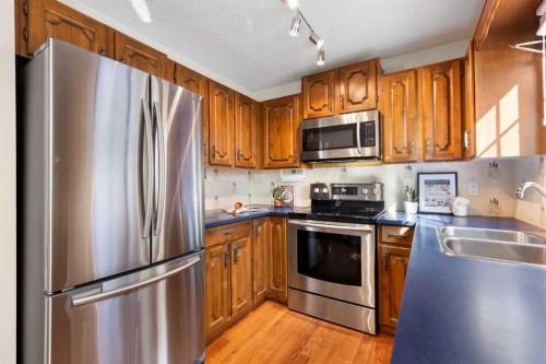 12 Castlefall Road Ne, Calgary, AB - Indoor Photo Showing Kitchen With Double Sink