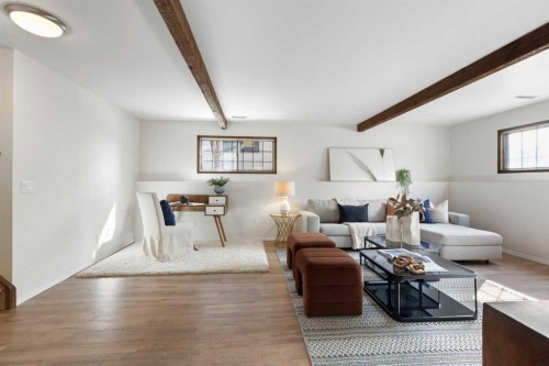 12 Castlefall Road Ne, Calgary, AB - Indoor Photo Showing Living Room