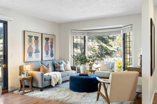12 Castlefall Road Ne, Calgary, AB - Indoor Photo Showing Living Room