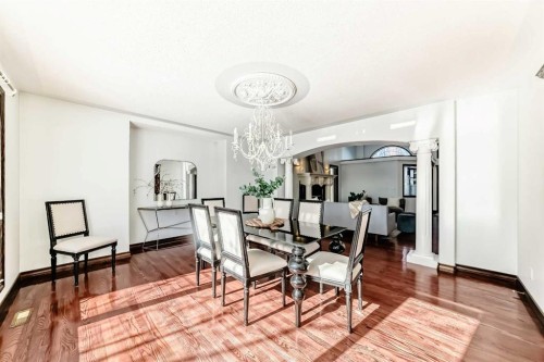 218 Schiller Place Nw, Calgary, AB - Indoor Photo Showing Dining Room
