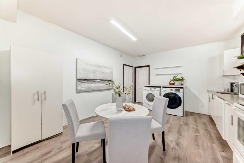 218 Schiller Place Nw, Calgary, AB - Indoor Photo Showing Dining Room