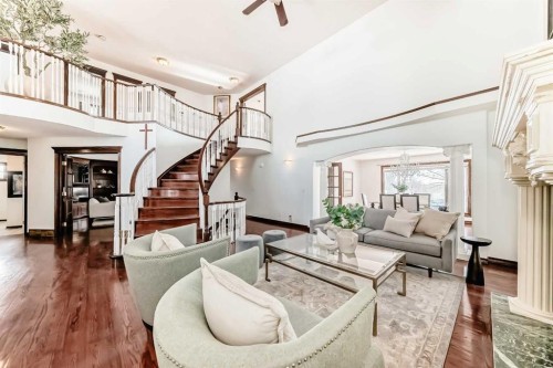 218 Schiller Place Nw, Calgary, AB - Indoor Photo Showing Living Room