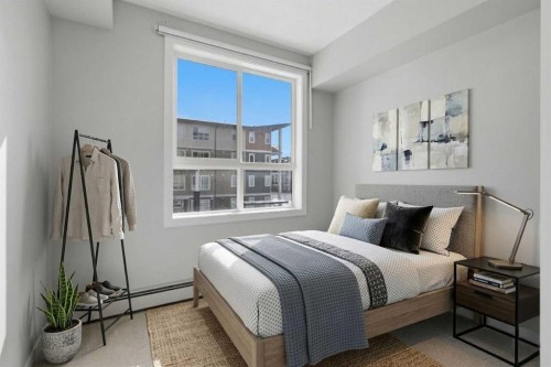 213-20 Walgrove Walk Se, Calgary, AB - Indoor Photo Showing Bedroom