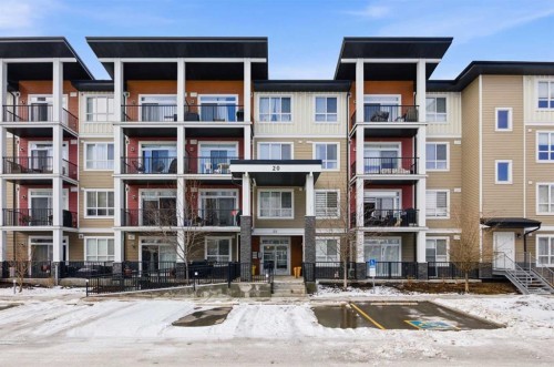 213-20 Walgrove Walk Se, Calgary, AB - Outdoor With Balcony With Facade
