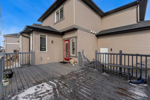156 Bishop Crescent Nw, Langdon, AB - Outdoor With Deck Patio Veranda With Exterior