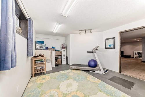 60 Hamptons Terrace Nw, Calgary, AB - Indoor Photo Showing Gym Room