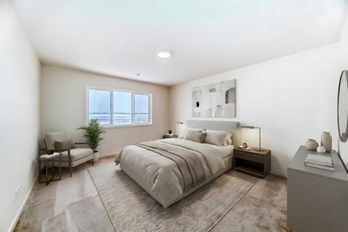 23 Bartlett Crescent Se, Calgary, AB - Indoor Photo Showing Bedroom