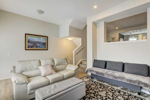 210 Cranbrook Square Se, Calgary, AB - Indoor Photo Showing Living Room