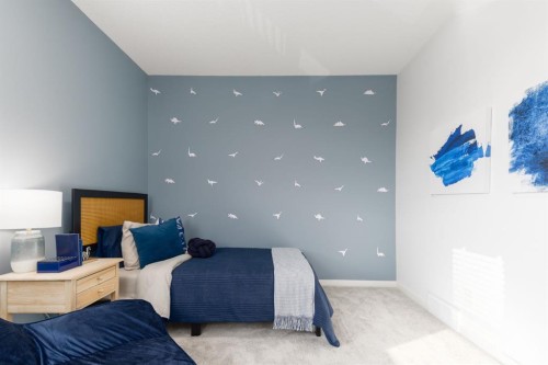 80 Creekside Path Sw, Calgary, AB - Indoor Photo Showing Bedroom