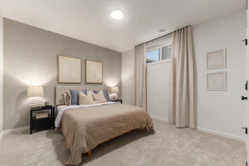 80 Creekside Path Sw, Calgary, AB - Indoor Photo Showing Bedroom