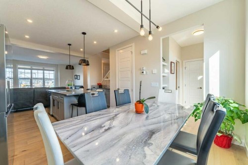 153 Waterford Boulevard, Chestermere, AB - Indoor Photo Showing Dining Room