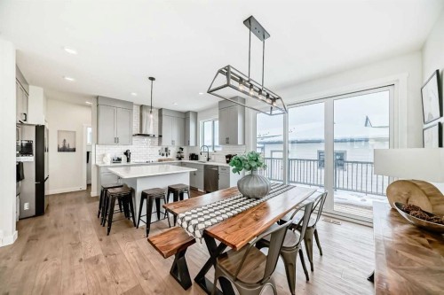 123 Harmony Circle, Rural Rocky View County, AB - Indoor Photo Showing Dining Room