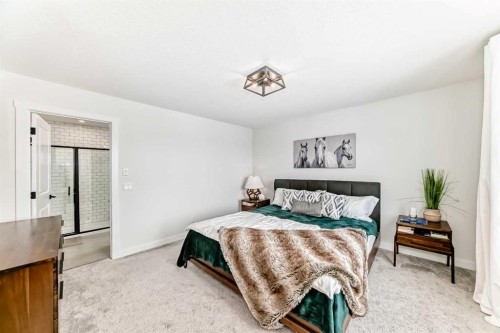 123 Harmony Circle, Rural Rocky View County, AB - Indoor Photo Showing Bedroom