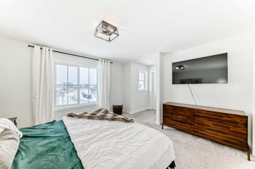 123 Harmony Circle, Rural Rocky View County, AB - Indoor Photo Showing Bedroom
