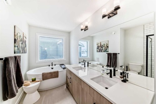 123 Harmony Circle, Rural Rocky View County, AB - Indoor Photo Showing Bathroom