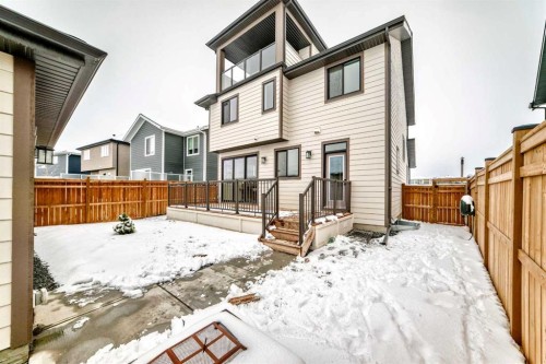 123 Harmony Circle, Rural Rocky View County, AB - Outdoor With Deck Patio Veranda With Exterior