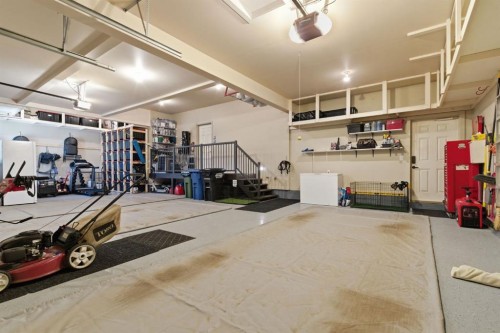 124 Ranch Road, Okotoks, AB - Indoor Photo Showing Garage