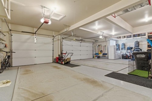 124 Ranch Road, Okotoks, AB - Indoor Photo Showing Garage