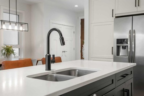 3917 2 Street Nw, Calgary, AB - Indoor Photo Showing Kitchen With Double Sink