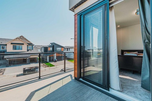 424 Watercrest Place, Chestermere, AB - Outdoor With Balcony