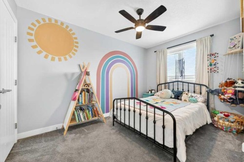 92 Fireside Crescent, Cochrane, AB - Indoor Photo Showing Bedroom