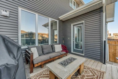 92 Fireside Crescent, Cochrane, AB - Outdoor With Deck Patio Veranda