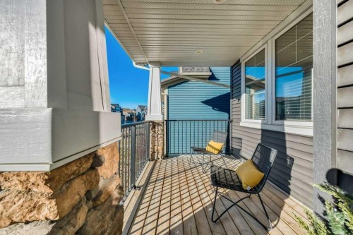 92 Fireside Crescent, Cochrane, AB - Outdoor With Deck Patio Veranda With Exterior