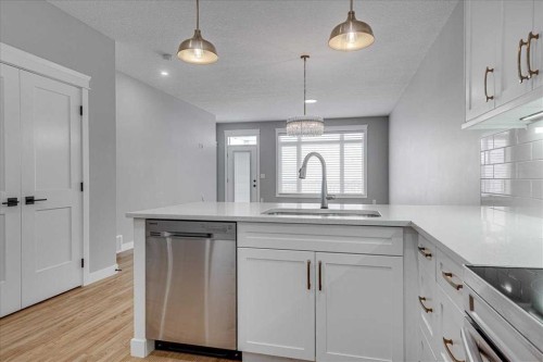 6120 Cornerstone Crescent, Olds, AB - Indoor Photo Showing Kitchen With Upgraded Kitchen