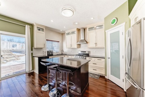 16 Saddlecrest Park Ne, Calgary, AB - Indoor Photo Showing Kitchen With Upgraded Kitchen