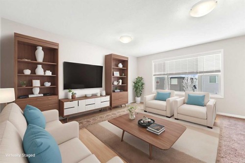 220 Walden Heights Se, Calgary, AB - Indoor Photo Showing Living Room