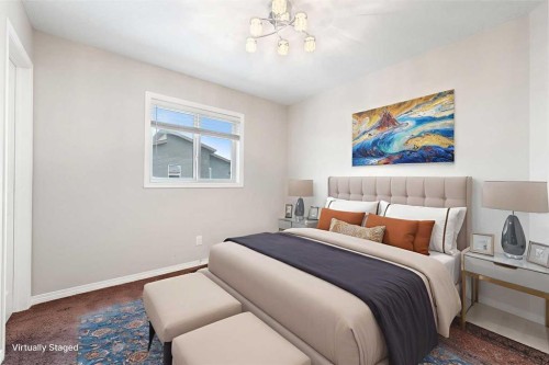 220 Walden Heights Se, Calgary, AB - Indoor Photo Showing Bedroom