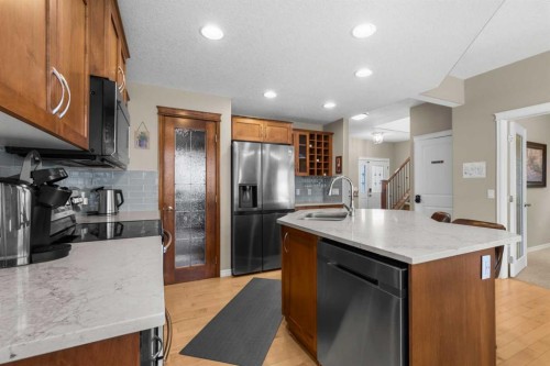 196 Kincora Hill Nw, Calgary, AB - Indoor Photo Showing Kitchen With Double Sink