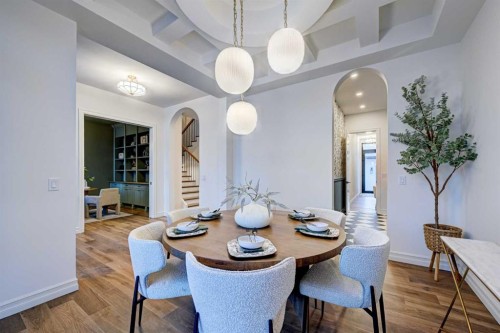 3207 Alfege Street Sw, Calgary, AB - Indoor Photo Showing Dining Room