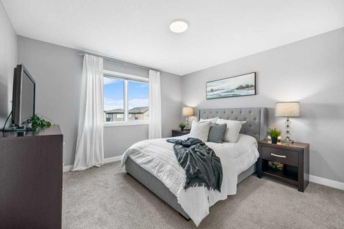 37 Legacy Glen Link Se, Calgary, AB - Indoor Photo Showing Bedroom