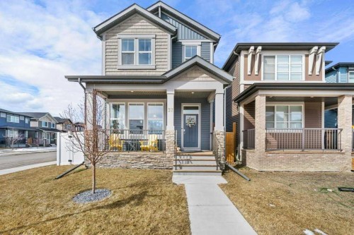 37 Legacy Glen Link Se, Calgary, AB - Outdoor With Deck Patio Veranda With Facade